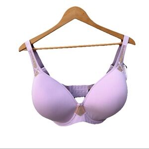 NWT Paramour Women Lilac Underwire Tshirt Bra Size 36H Full Coverage